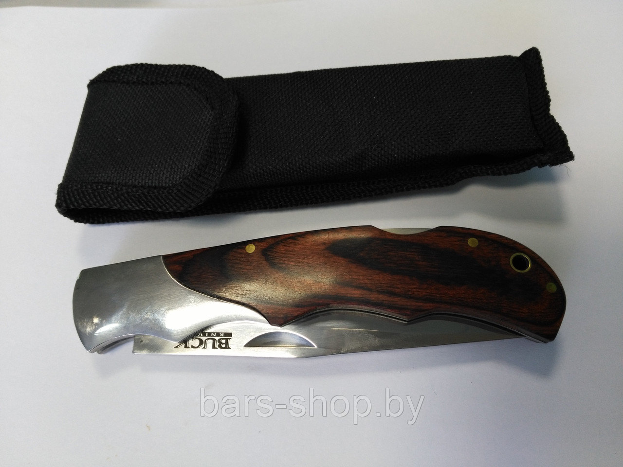 Нож складной BUCK Knives (рукоять красное дерево) - фото 4 - id-p62644038
