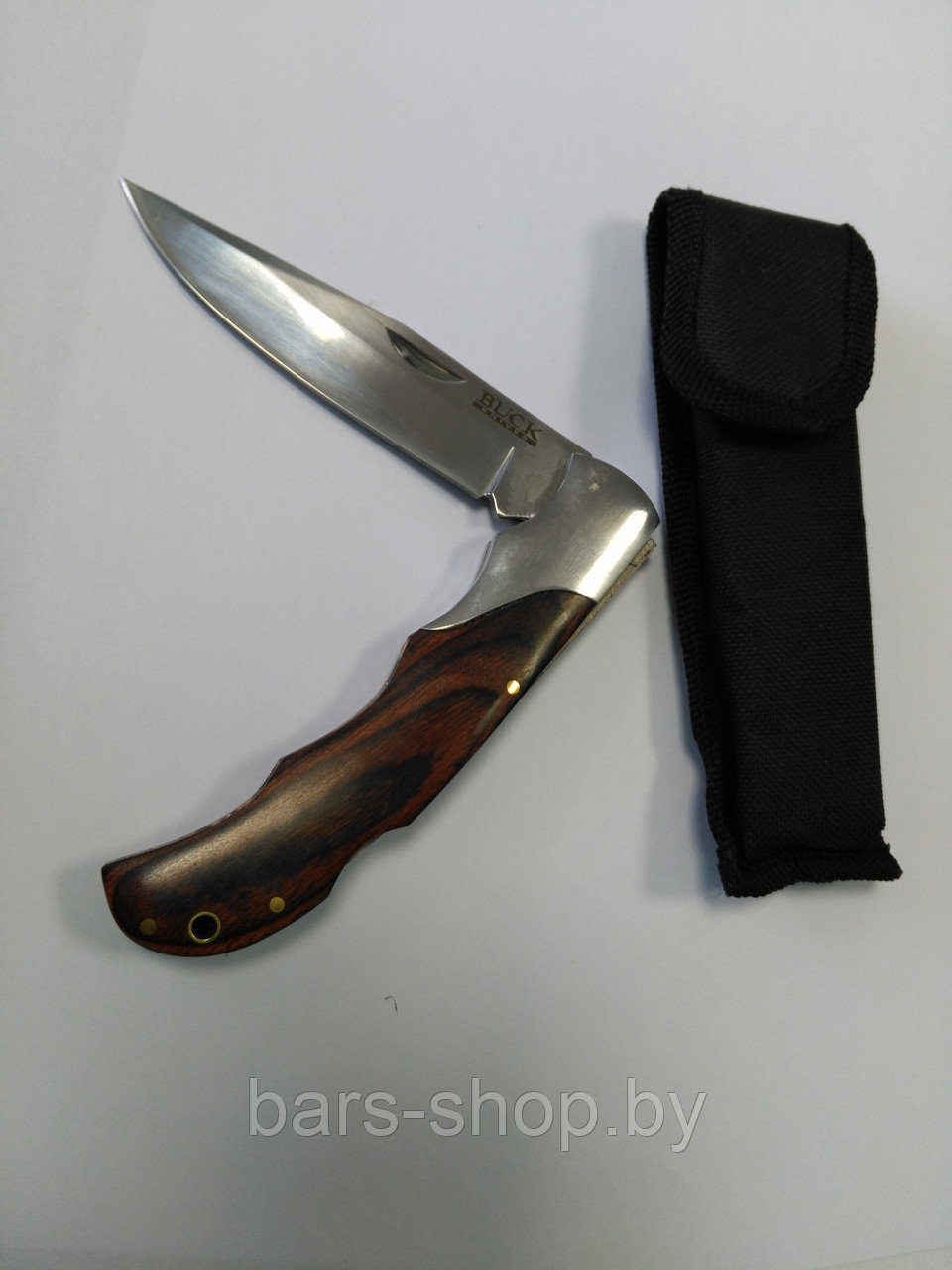 Нож складной BUCK Knives (рукоять красное дерево) - фото 5 - id-p62644038