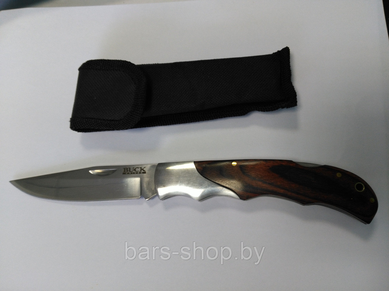 Нож складной BUCK Knives (рукоять красное дерево) - фото 2 - id-p62644038