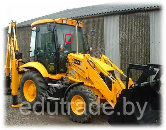 Стёкло переднее JCB 3-4-5 CX 2005-, фото 2