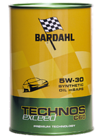 Масло моторное синтетическое BARDAHL TECHNOS C60 Exceed 5W-30 1L VW 504.00 - 507.00, Италия