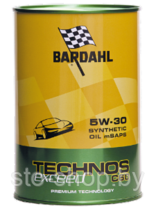 Масло моторное синтетическое BARDAHL TECHNOS C60 Exceed 5W-30 1L VW 504.00 - 507.00, Италия