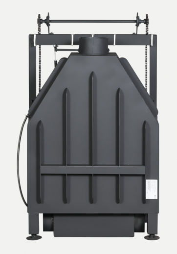 Топка каминная стальная ЭкоКамин Альфа 700К с контргрузом (12 кВт) - фото 2 - id-p62676550