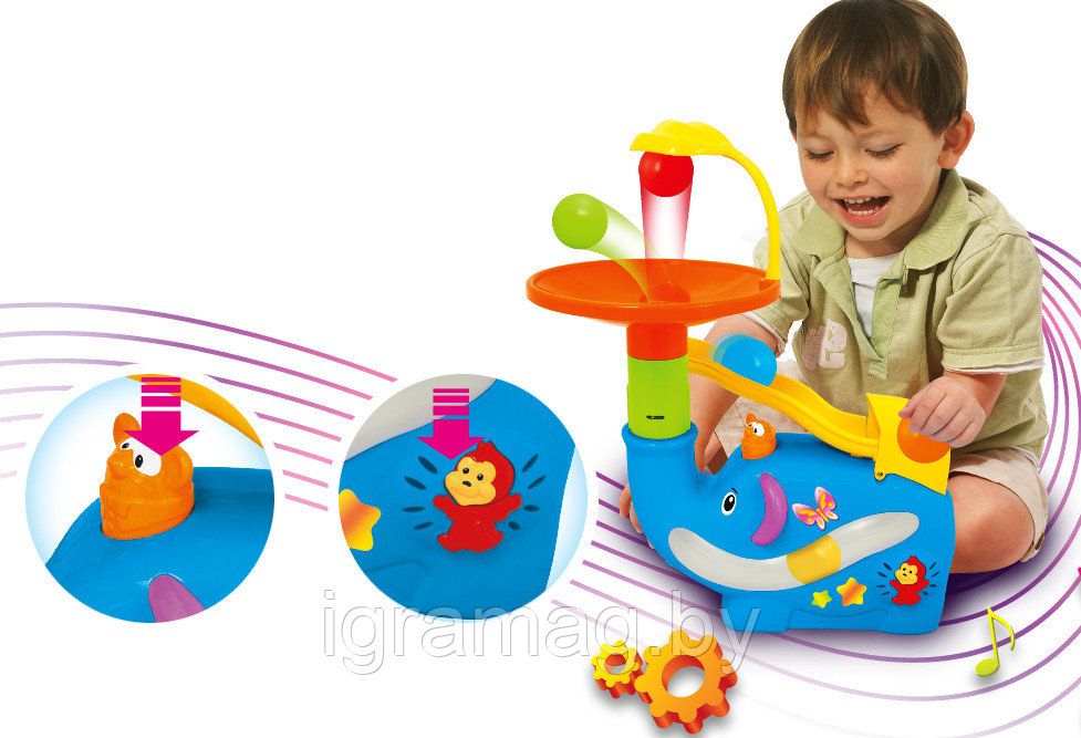 Развивающая игрушка "Забавный слон-жонглер" с шарами (звук) - фото 5 - id-p62680637
