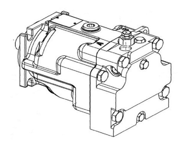 Гидромотор привода питающего аппарата КВС-2-0604490, фото 2