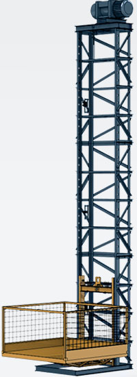 Мачтовый подъёмник Лифтпром - фото 1 - id-p62692495