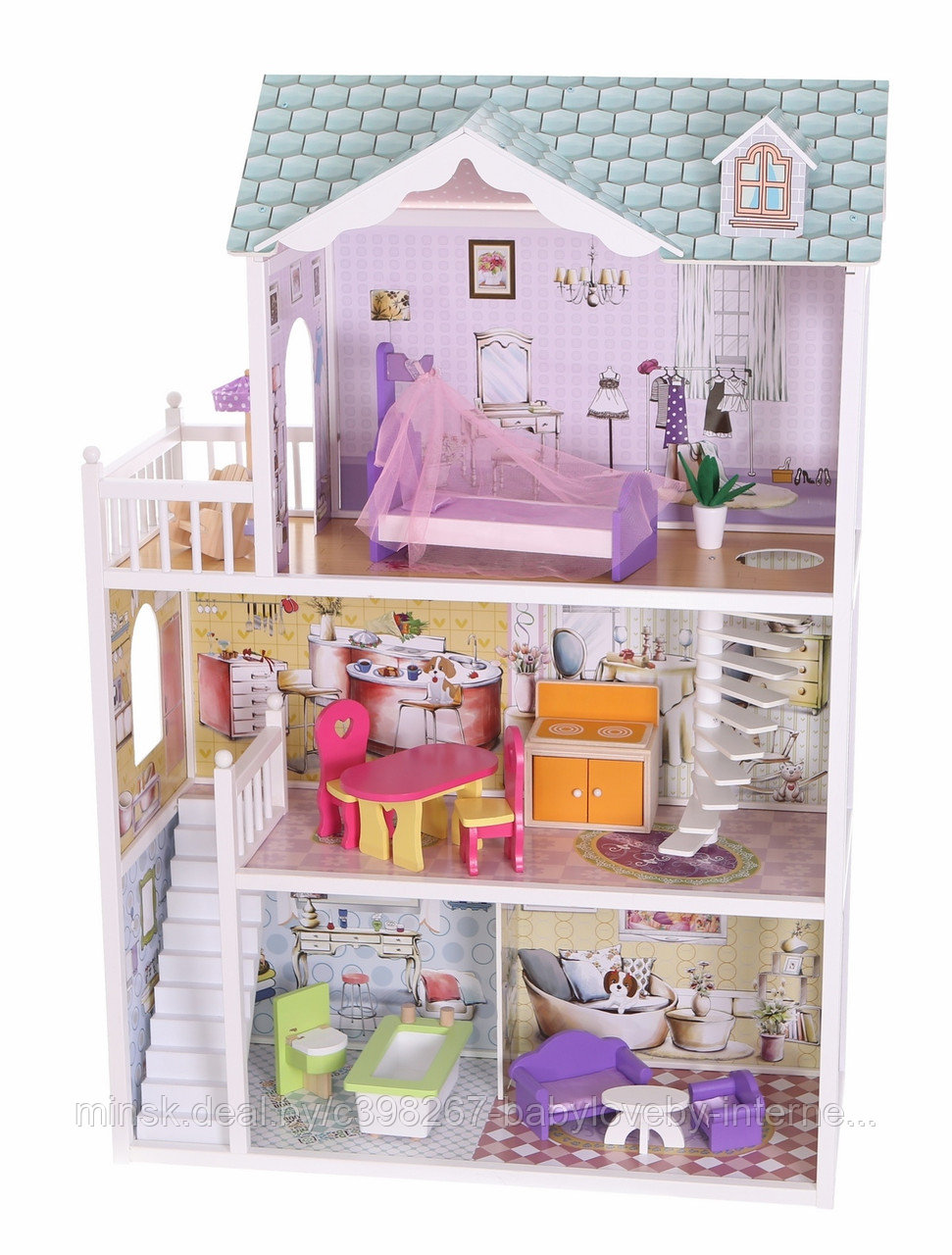Кукольный домик Luxury house "Delia" для куклы Барби  4108