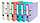 Папка-регистратор А4, ПВХ пастельные тона светло-голубой, фото 3