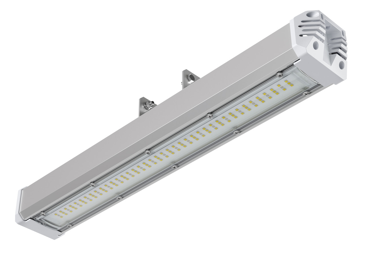 Промышленный линейный светодиодный светильник LSG-40-120-IP65, 40 Вт, 4000 Лм, KCC - Д (120°), IP65