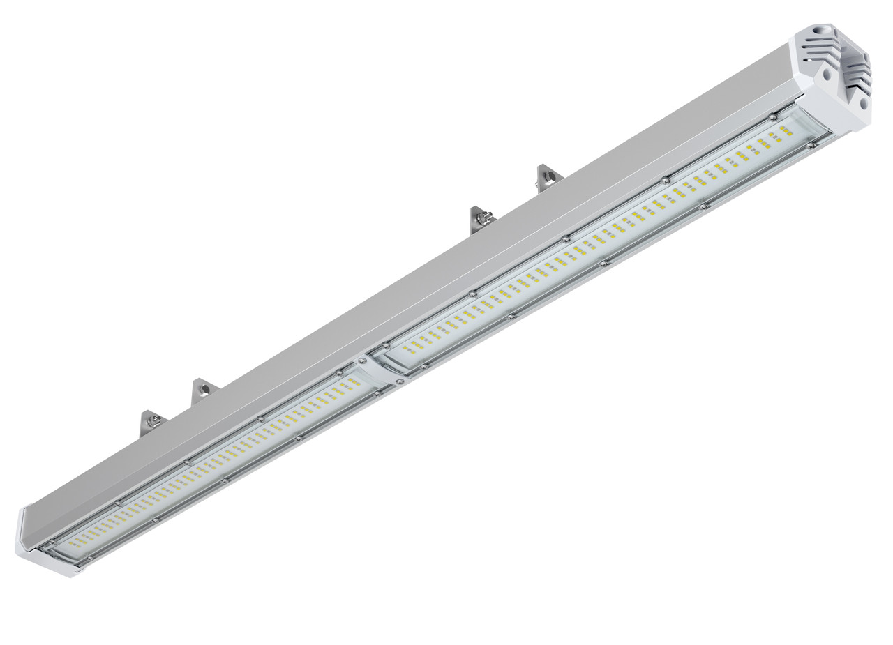 Промышленный линейный светодиодный светильник LSG-80-80-IP65, 80 Вт, 8000 Лм, KCC - Г (80°), IP65