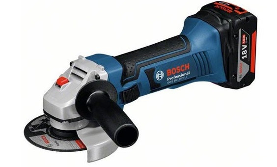 Аккум. углошлифмашина BOSCH GWS 18-125 V-LI L-BOXX - фото 1 - id-p13088610