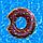 Надувной круг "Пончик с шоколадной глазурью" для плавания, фото 4