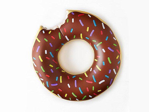 Надувной круг "Пончик с шоколадной глазурью" для плавания - фото 6 - id-p62717438