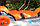 Самокат 21st scooter Mini 3 в 1 со свето-музыкальной платформой (оранжевый), фото 2
