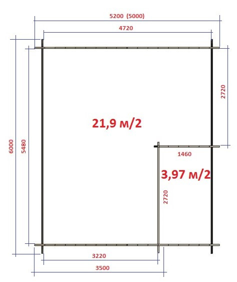 Летний дом " ИРЭН" 5х6 м. (21,9 + 4м²) - фото 10 - id-p43050887