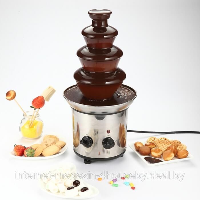 Шоколадный фонтан-фондю Chocolate Fondue Fountain (46*21,5 см) - фото 1 - id-p62740838