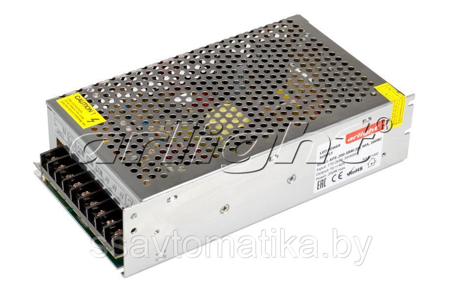 Блок питания APS-200-5BM (5V, 40A, 200W) - фото 1 - id-p62744929