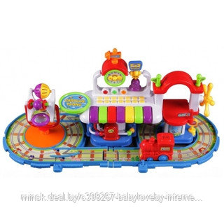 Детская игрушка для малышей  "Музыкальный поезд"