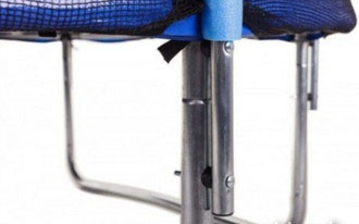 Батут Funfit (фанфит) 252 см. с защитной сеткой и лестницей - фото 6 - id-p62771724