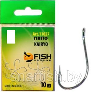 Крючки Fish season kairyo №6 10шт. 