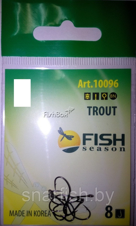Крючки Fish season trout №3 8шт. 
