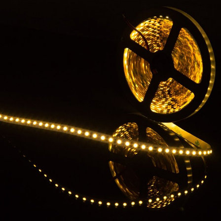 Открытая светодиодная лента белого теплого свечения 3528 600 LED, IP 20, 9,6 Вт/м, 12V
, фото 2
