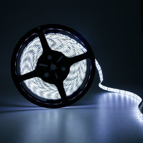 Герметичная светодиодная лента белого холодного свечения 5050 300 led, IP 65, 14,4 Вт/м, 24V
, фото 2