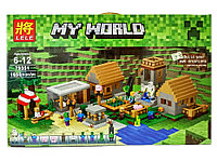 Конструктор Большая Деревня Micro World Майнкрафт 1650 деталей Minecraft 79351(аналог лего)lepin 18008