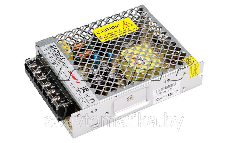 Блок питания HTS-100-12-FA (12V, 8.5A, 100W) - фото 1 - id-p62894002