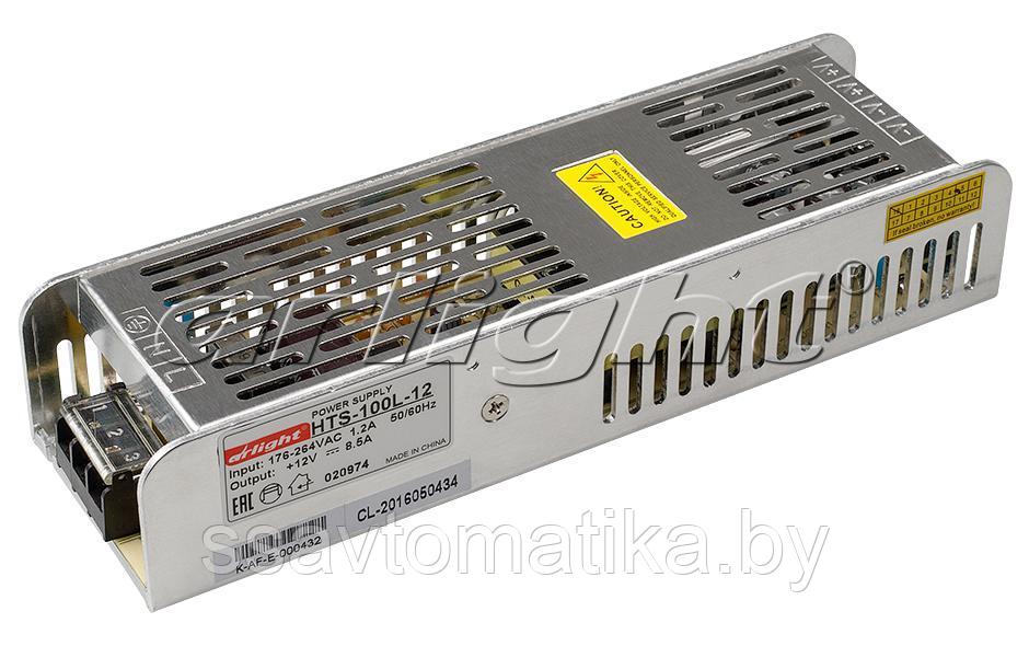 Блок питания HTS-100L-12 (12V, 8.5A, 100W) - фото 2 - id-p62894004