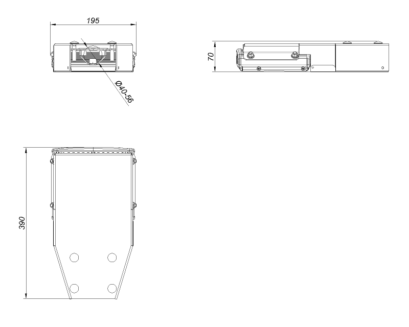 Уличный светодиодный светильник LSTS-40-ХХХ-IP67, 40 ВТ, 4400 ЛМ, IP67 - фото 4 - id-p62896432