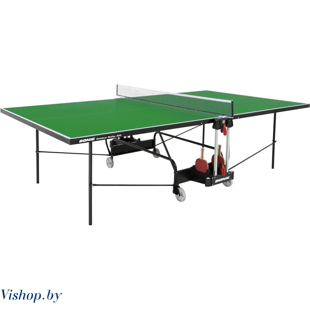 Теннисный стол Donic Outdoor Roller 400 зеленый - фото 1 - id-p62897111