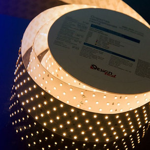Открытая светодиодная лента теплого белого свечения 2835 350 LED, IP 20, 31 Вт/м, 24V Lux DesignLed
, фото 2