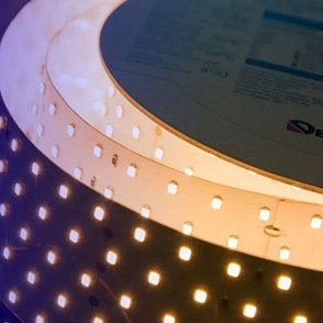 Открытая светодиодная лента теплого белого свечения 2835 350 LED, IP 20, 31 Вт/м, 24V Lux DesignLed
, фото 2