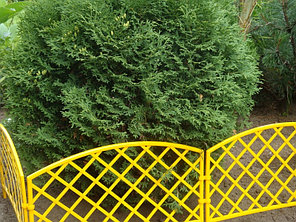 Заборчик декоративный №1 Romanika 2,95м высота 33см (7 эл.) желтый, фото 2