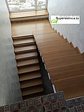 Обшивка бетонной лестницы ясенем №3, фото 3