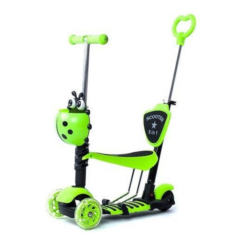 Детский самокат-толокар RS Scooter 5в1 (светящиеся колёса) - фото 2 - id-p63039766