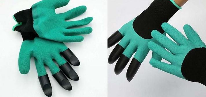 Перчатки с когтями для сада и огорода Garden Genie Gloves - фото 4 - id-p63040655