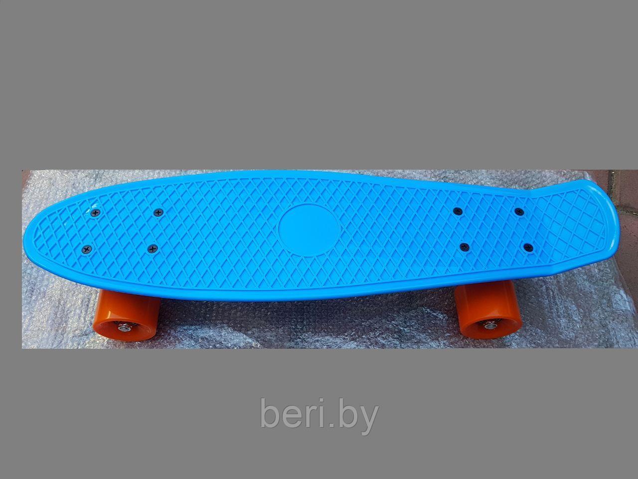 Скейтборд, пенниборд, пенниборд для начинающих Penny Board 56,5 см, арт 350-1 - фото 4 - id-p62169549