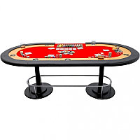 Покерный стол “Full house” красный