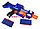 ZC7055 Автомат Бластер пистолет  с мягкими пулями Blaze Storm 7055 , с прицелом, мягкие пули, фото 3