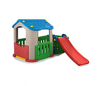 Детский игровой комплекс 3 в 1 большой дом + горка 63047612 Детский игровой комплекс 3 в 1 большой дом + горка