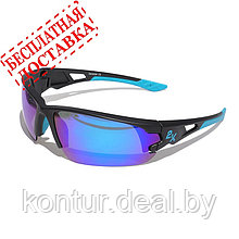 Очки солнцезащитные 2K S-15001-E (тёмно-серый / синие revo)