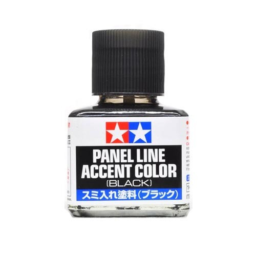 Краска для финальной отделки модели Tamiya, Accent Color, Черная (Black), смывка 40мл - фото 1 - id-p63137799