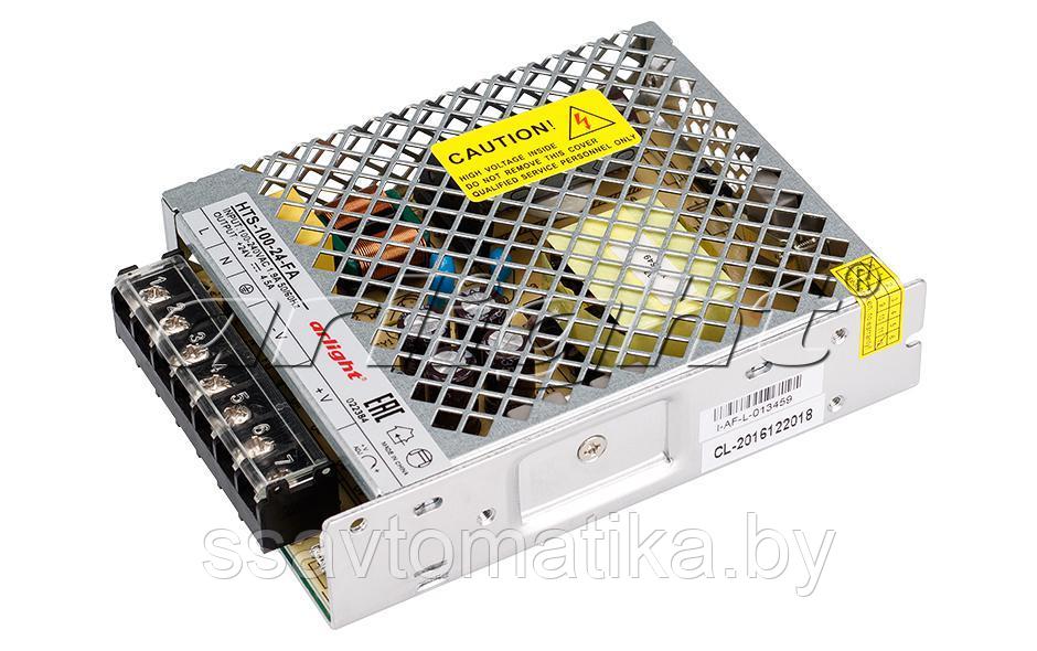 Блок питания HTS-100-24-FA (24V, 4.5A, 100W) - фото 1 - id-p63216525