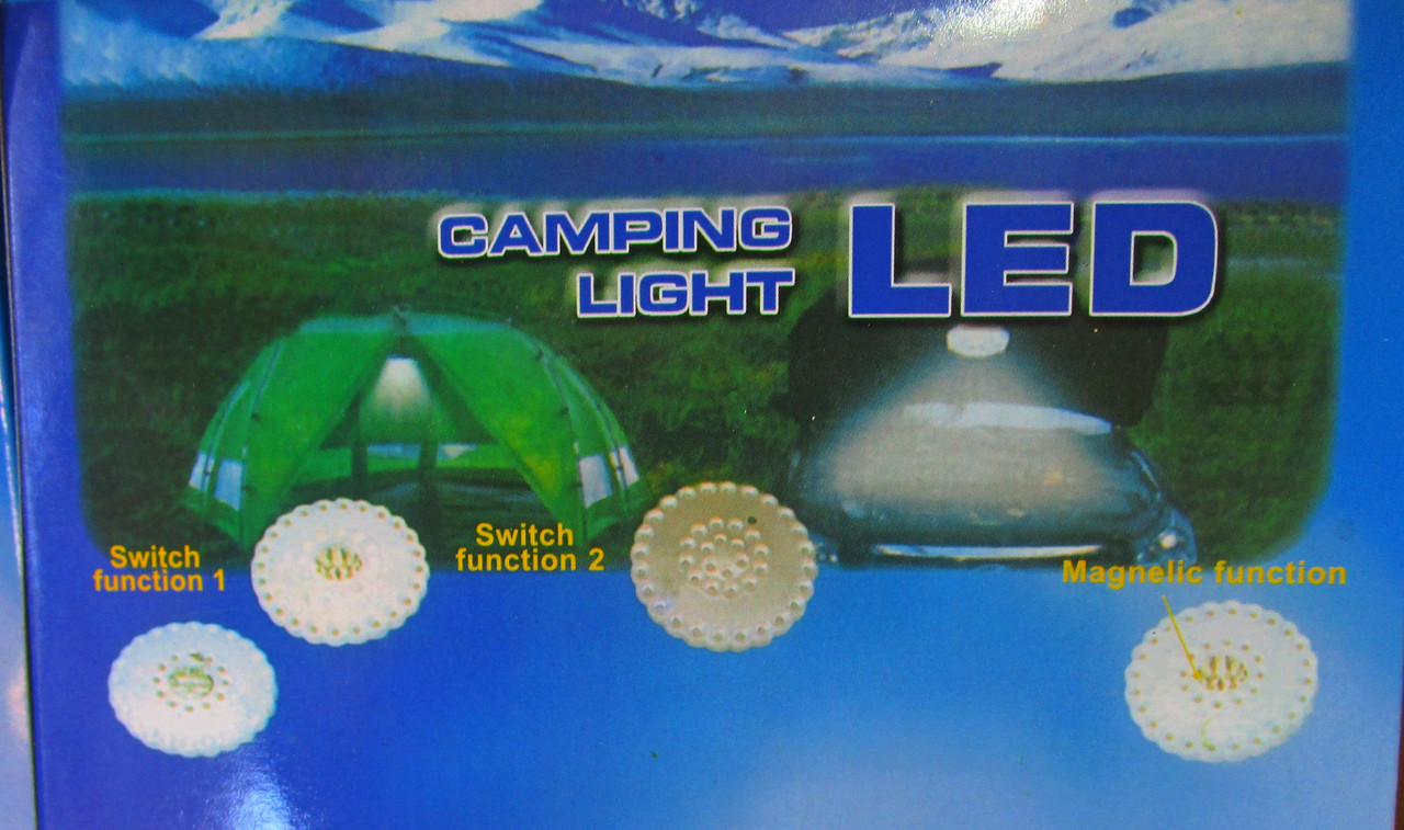 Светодиодный кемпинговый фонарь- лампа Led на батарейках - фото 4 - id-p63216765