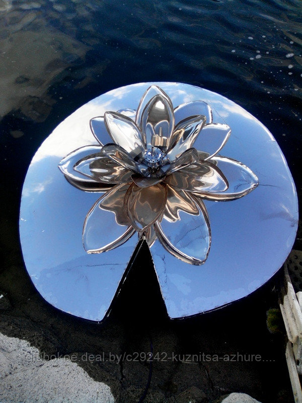 Фонтан плавающий стилизованный "Лилия" - фото 1 - id-p63255037
