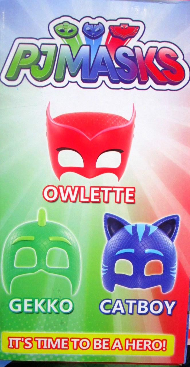 Светящаяся карнавальная Маска PJMASKS герои в масках - фото 2 - id-p69678809