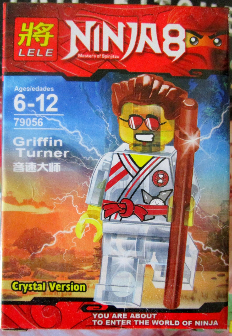 Конструктор  Ninjago минифигурка Crystal Version "Griffin Turner"