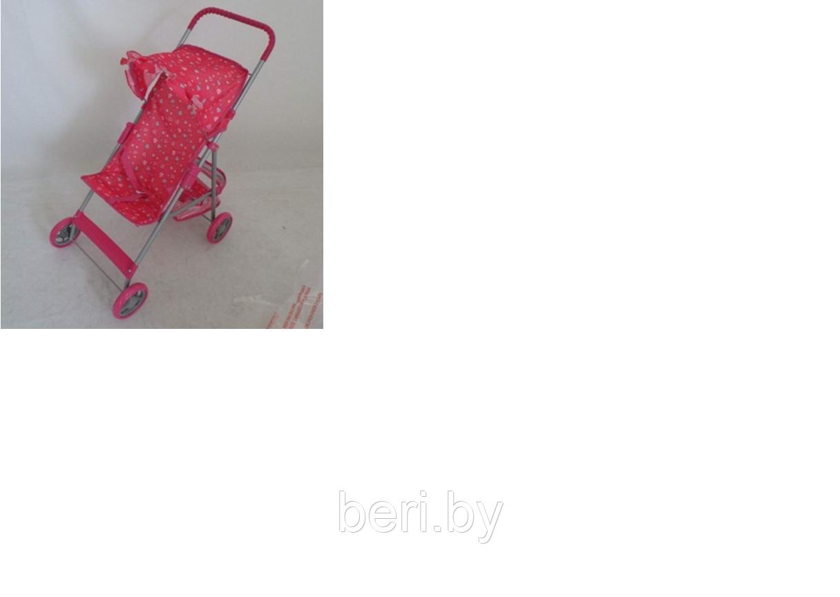 Коляска для кукол MELOBO 9304 прогулочная, с козырьком и корзиной для игрушек, от 2 лет, фиолетовая - фото 3 - id-p63397711